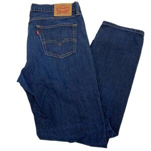 Levi's Blue High-Rise Straight Men's Jeans | Size 34